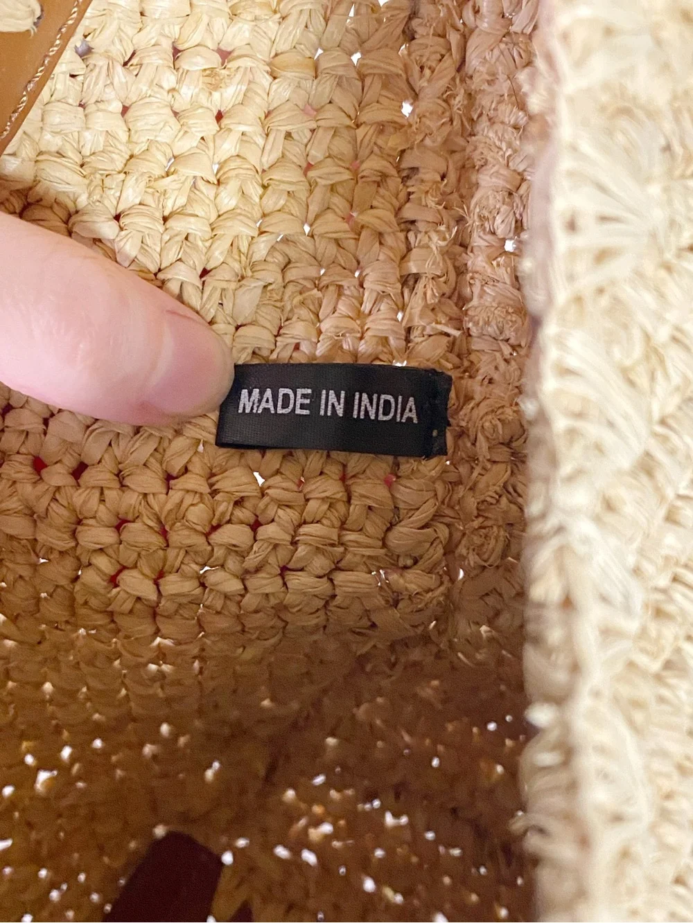 Staud Moon Natural Raffia Bag